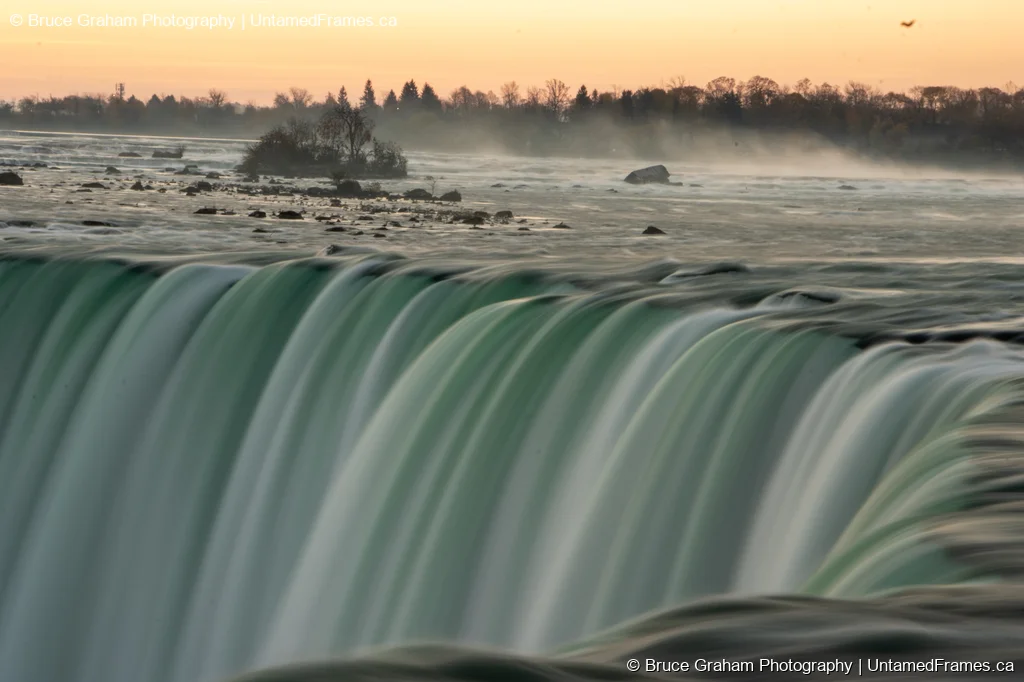 Silken Power: Bruce Graham’s Niagara Falls Sunrise from the Signature Collection